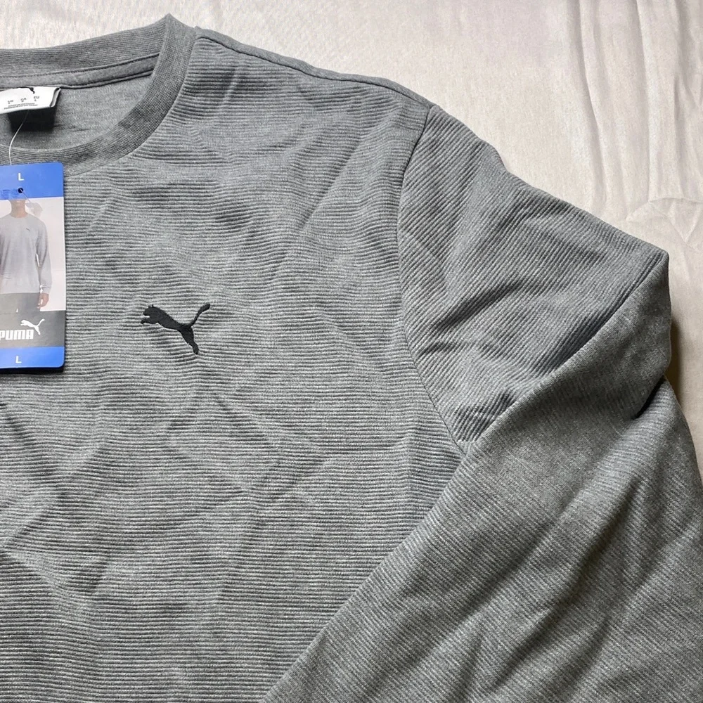 Puma Men's‎ Heather Gray Crewneck Sweater